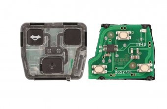 Cheie completa Topautochei&amp;reg; pentru Toyota Land Cruiser, 3 butoane, 433 Mhz foto