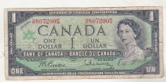bnk bn Canada 1 Dollar 1967 circulata