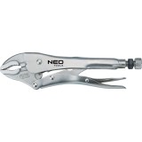 Cleste autoblocant 250 mm NEO Tools, cu falci curbate din otel CrMo