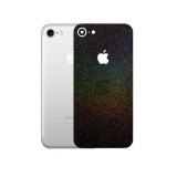 Cumpara ieftin Set Folii Skin Acoperire 360 Compatibile cu Apple iPhone 7 (Set 2) - ApcGsm Wraps Galactic Rainbow, Negru, Oem