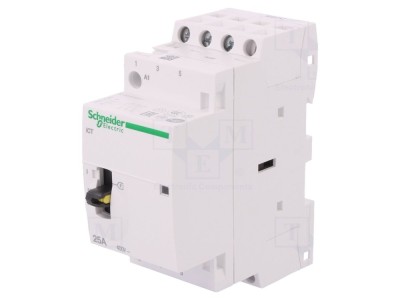 Contactor modular 3P 25A 220-240V foto