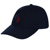 Cumpara ieftin Șapcă Bărbati U.S. Polo Assn. Bleumarin Bumbac Logo Vizibil, Reglabilă Spate