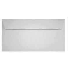 Plicuri Alb DL DACO, 100 Buc/Set, 110x220 mm, 80 g/m?, cu Clapeta Siliconica, Plic Alb, Plicuri cu Clapeta Siliconica, Plicuri DL cu Lipire Siliconica foto