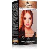 Kallos Glow Lasting Cream Colour Culoare permanenta pentru par culoare Corall Red 60 ml
