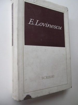 Scrieri critice (vol. 1) - Critice - E. Lovinescu foto