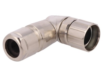Conector M23 pe cablu, &amp;icirc;n unghi foto