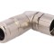 Conector M23 pe cablu, &icirc;n unghi
