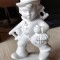Statueta Cosar, ipsos, stare excelenta, H 15cm, L 7cm