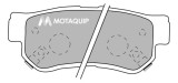 MOTAQUIP LVXL1049 set placute frana,frana disc