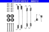 Set Accesorii Sabot Frana ATE 03.0137-9312.2 Dacia Renault Duster Kaptur