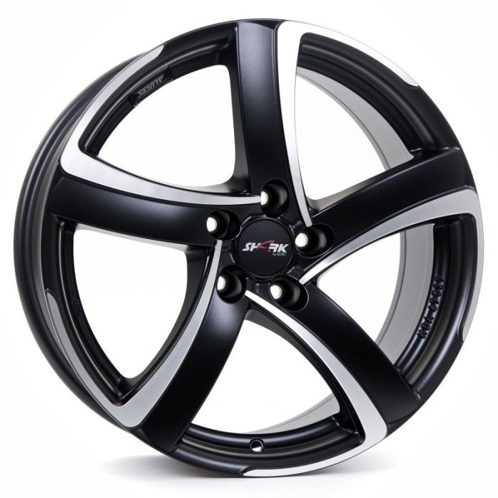 Jante BMW X1 8J x 18 Inch 5X120 et35 - Alutec Shark Racing-schwarz-frontpoliert - pret / buc Jante BMW X1 8J x 18 Inch 5X120 et35 - Alutec Shark Racing-schwarz-frontpoliert - pret / buc