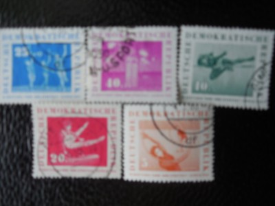 DDR-SPORT-SERIE COMPLETA-STAMPILATE foto