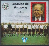 PARAGUAY, FOTBAL - COLIȚĂ MNH, Nestampilat