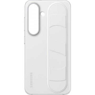 Husa pentru Samsung Galaxy S25 S931, Standing Grip, Alba EF-GS931CWEGWW foto