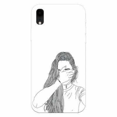 Husa silicon pentru Apple Iphone XR, Dont Look foto