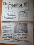 ziarul the foamea 1991 - anul 1,nr.1-prima aparitie,interviu miron cosma