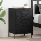 vidaXL Dulap de noapte Stejar negru 40 x 40 x 66 cm Lemn compozit 882127