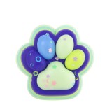 Jucarie Antistres Squishy, Cyrax, cu Revenire Lenta, Squeeze Toys, Model Cat Paw, 12.5x10.5 cm, 220g, +3 Ani, din TPR, Model 6, Multicolor