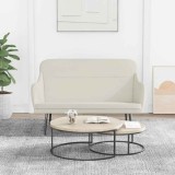 vidaXL Bancă, crem, 110x76x80 cm, catifea 351452