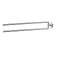 Suport pentru prosoape Easy Home, cu 2 brate