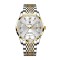 Ceas barbatesc Poedagar Quartz Indici luminosi Otel Analog Argintiu