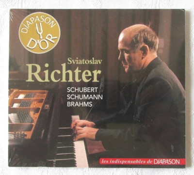 Sviatoslav Richter - Schubert, Schumann, Brahms - CD Colectia DIAPASON D&amp;#039;OR. Nou foto