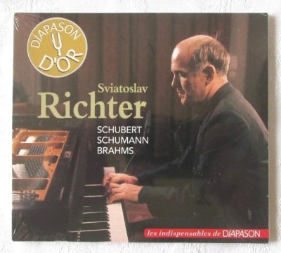 Sviatoslav Richter - Schubert, Schumann, Brahms - CD Colectia DIAPASON D&amp;#039;OR. Nou foto