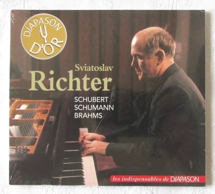 Sviatoslav Richter - Schubert, Schumann, Brahms - CD Colectia DIAPASON D&#039;OR. Nou, in tipla
