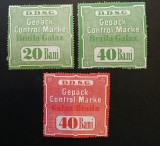 ROMANIA, lot ,DDSG,,fiscale,--circulate, Stampilat