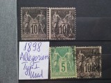 1898-Franta-Alegorii-Tip I-dant.-varietati-stampilat-Y.T.=42$, Nestampilat