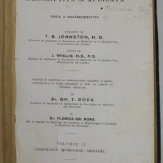 ANATOMIA LUI GRAY , DESCRIPTIVA SI APLICATA , tradusa si adaptata de Dr. GR.T. POPAS si Dr. FLORICA GR. POPA , VOLUMUL II - OSTEOLOGIE , ARTROLOGIE ,