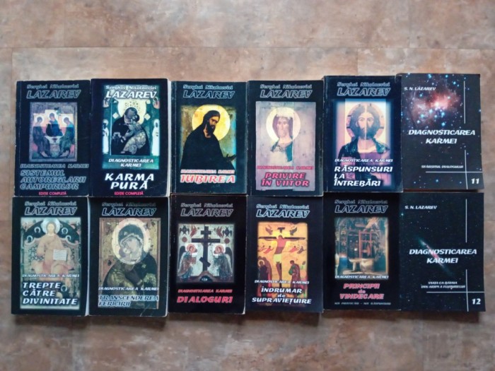 DIAGNOSTICAREA KARMEI - Serghei Nikolaevici LAZAREV - 12 volume