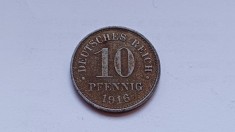 Germania-10 Pfennig 1916 foto