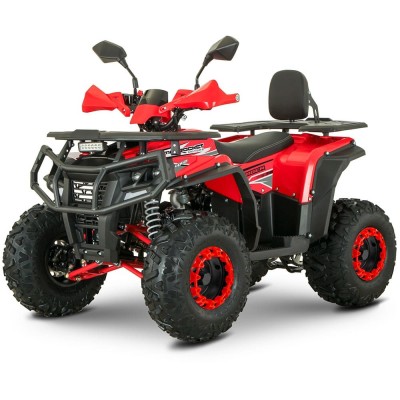 Atv 125cc RockRider 8&amp;amp;quot; semi-automat 4T benzina rosu foto