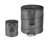 Cumpara ieftin Set 2 saci pentru frunze Gardenline, 1 x 85 l, 1 x 15 l, poliester, gri