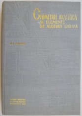 Geometrie analitica si elemente de algebra liniara &ndash; Ion D. Teodorescu