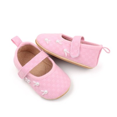 Pantofiori roz pentru fetite - Iepurasi (Marime Disponibila: 3-6 luni (Marimea foto