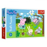 Puzzle Copii Trefl, Peppa Pig și Prieteni, 30 Piese, Multicolor, 3+ Ani