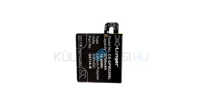 Baterie de telefon mobil VHBW Google G011A - 2700mAh, 3.85V, Li-polymer