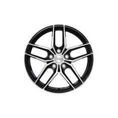 Set 4 jante aliaj PDW 21x10 5x112 ET42, negru/polish, CB 66.6 (B5334R99)