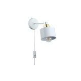 Aplica LED Elza cu intrerupator, 1 soclu E27, putere maxima 35W, rotatie 350 grade, inclinare 90 grade, IP20