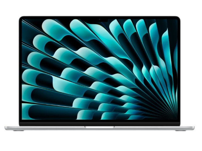 MacBook Air 15.3&quot; Retina/Apple M4 (CPU 10- core, GPU 10- core, Neural Engine 16- core)/16GB/512GB - Silver - INT KB (2025) NewTechnology Media