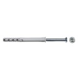Diblu pentru materiale constructii, din nylon, 10 x 100 mm, Fischer SXR, cu surub de siguranta, Torx T40