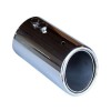 Ornament Toba Crom 50-61mm, L=110mm, Otel Inoxidabil, Universal, Tuning Auto Exterior