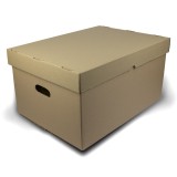 Container arhivare, carton ondulat, 538 x 395 x 283 mm (poate stoca 7
