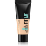 Maybelline Fit Me! Matte+Poreless machiaj mat pentru piele normală și grasă culoare 105 Natural Ivory 30 ml