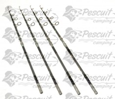Set 4 Lansete Crap Carbon Telescopice Splendid 3,6m Actiune Mare 160-360g foto