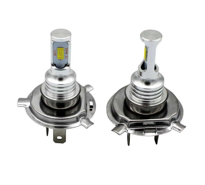 Set 2 Becuri auto LED H4, doua faze, 100W/set, 6000K