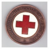 Medalia Societatea de Cruce Rosie din RS Romania, 100 ani 1876-1976