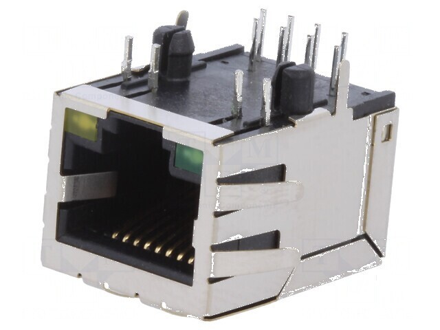 Conector RJ45 ecranat Cat 5e 8p8c THT